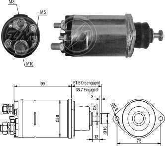 AUTOMATICO P/ MF MBB NH 1620/1720 28MT 12V 10457055