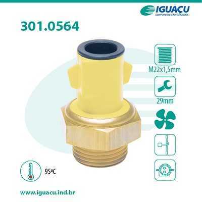 Sensor Radiador Ford Escort Zetec S/Ar 92FB8B607AB