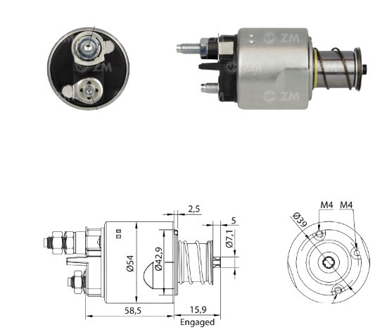 AUTOMATICO P/ Fiat Doblo Idea Punto Astra Corsa Valeo 594646