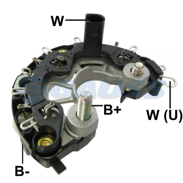 Placa Diodo Alternador 15180/13180 120A Bosch F00M123328