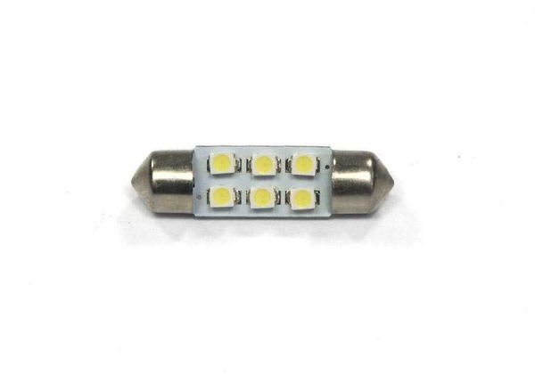 LED Torpedo 24V Peq. Cristal 6LED 6418 36mm