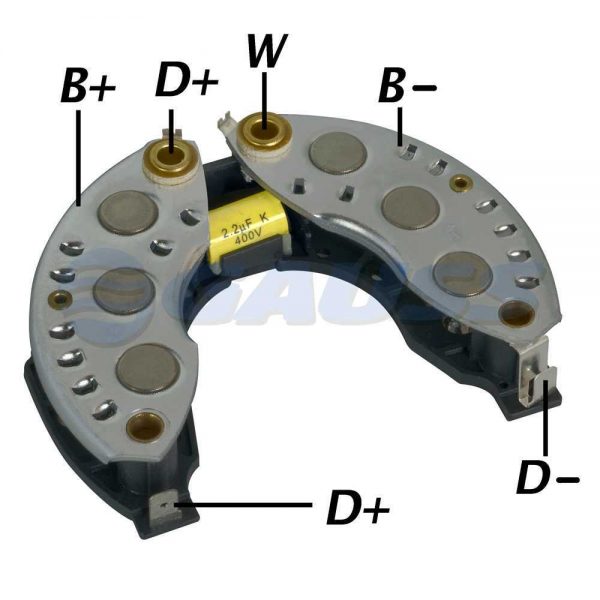 Placa Diodo Alt. Volvo Penta Renault R19/R20 A13N2M100606