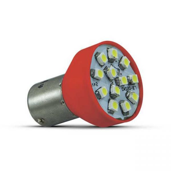 LED 1141 12V Vermelho Cx C/10 Pc