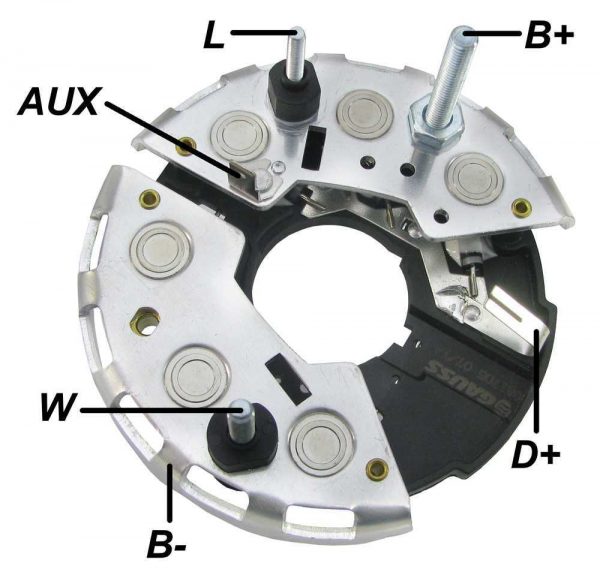 Placa Diodo Alternador Ford Fiesta Escort 75A 1127320667