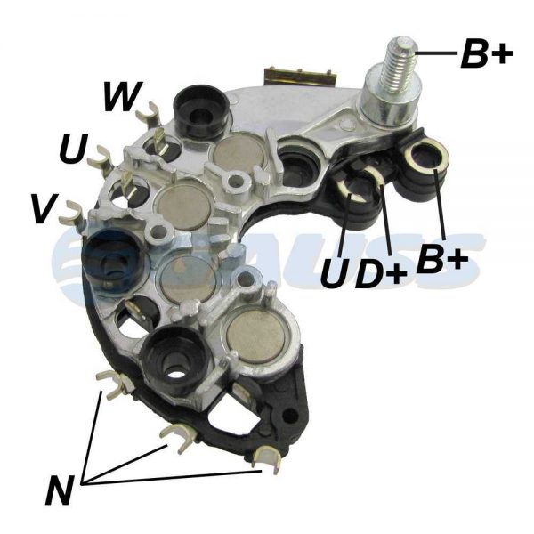 PLACA DIODO ALTERNADOR P/ Vectra Astra S10 Blazer 493819