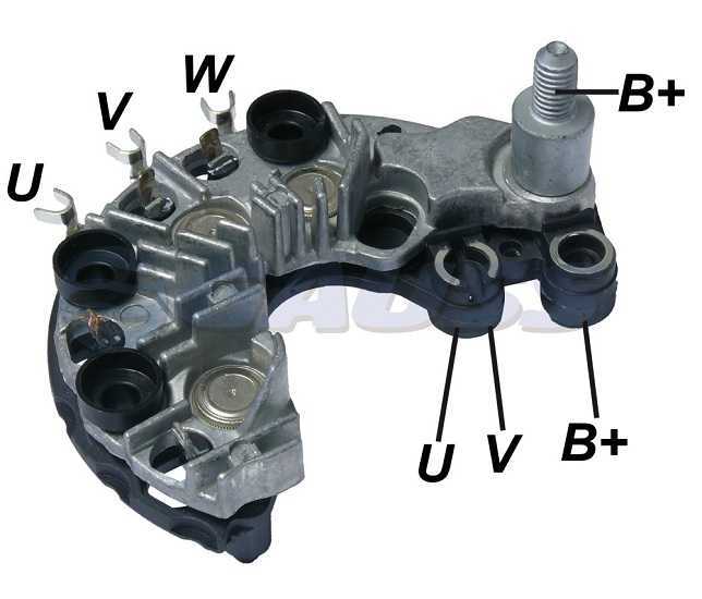 PLACA DIODO ALTERNADOR P/ GM Corsa Meriva 1.8 120A 493830