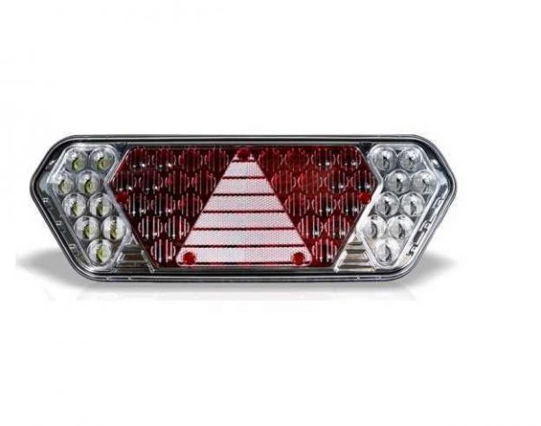 Lanterna Traseira Guerra LED LD Cristal 24v