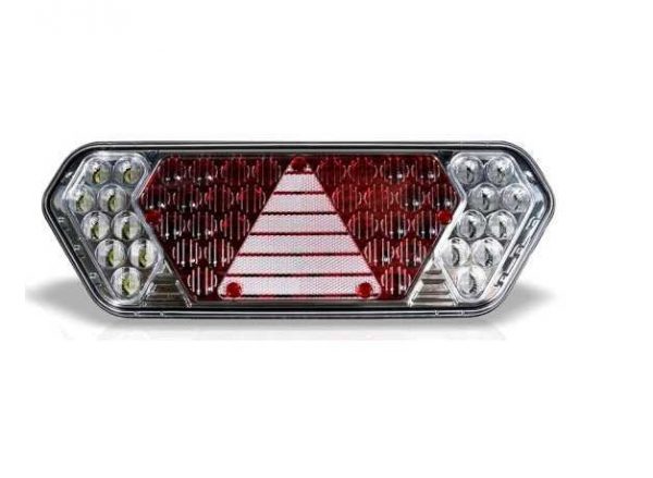 Lanterna Traseira Guerra LED LE Cristal 24v