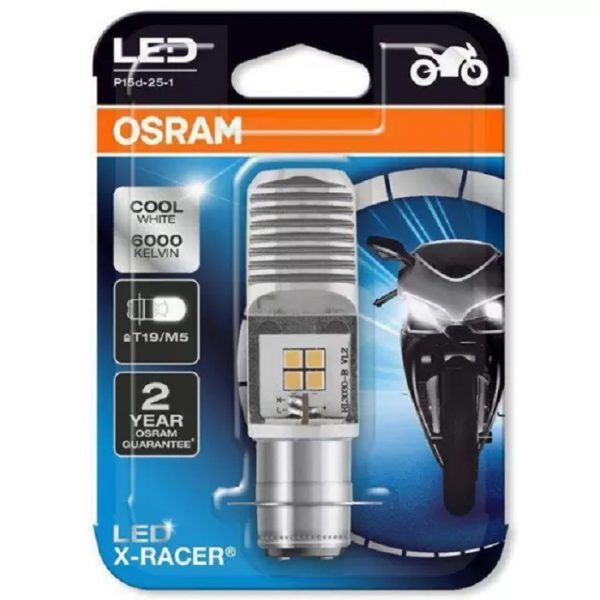 LAMPADA LED MOTO H6 M5 12V 5W 6000K SUPER BRANCA