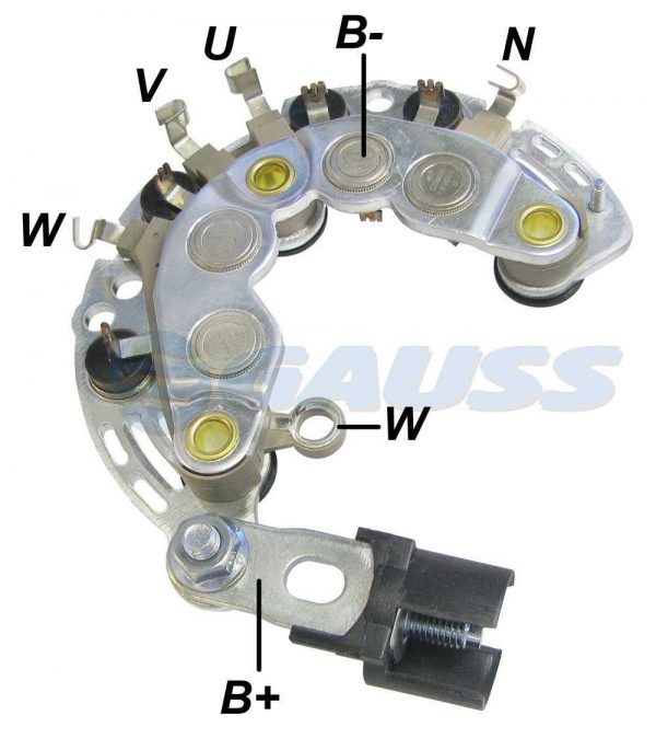 PLACA DIODO ALTERNADOR P/ FORD FOCUS ECOSPORT 12V 140A