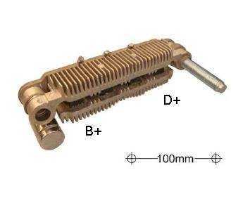 Placa Diodo Alternador Mitsubishi L200/H100 105A Mitsubishi