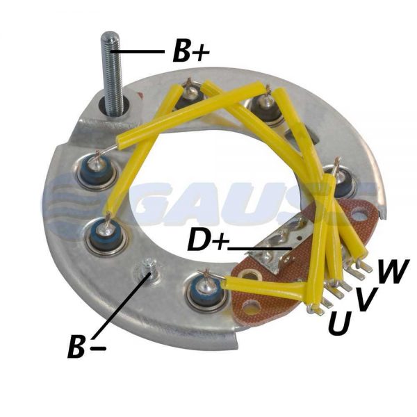 PLACA DIODO ALTERNADOR P/ Ford Renault F350 12V 85A 35213437