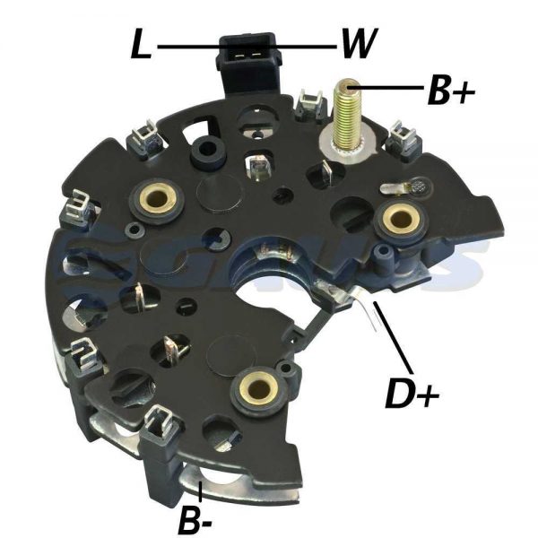 PLACA DIODO ALTERNADOR P/ Ford Golf Passat 0123510005