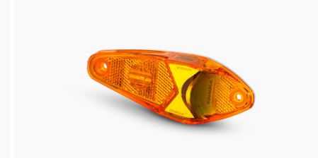 Lanterna Lateral LED R6 Bivolt Amarelo