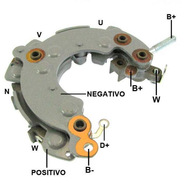 Placa Diodo Alternador Caterpillar 50A Denso 1572492