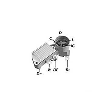 Regulador Voltagem Honda Civic Nippondenso 12V 31100PT3A52