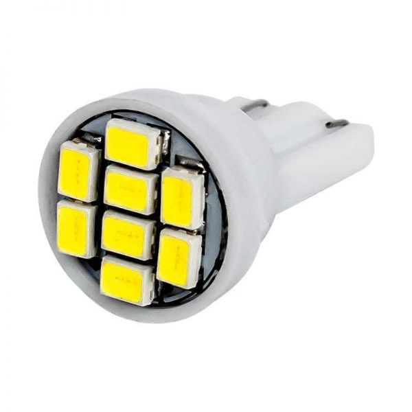 LED 194 12V Cristal 8 LEDs