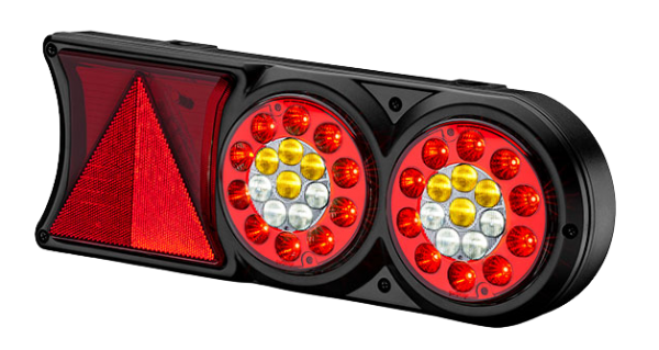 Lanterna Traseira Two LED C/Refletor LD 24V