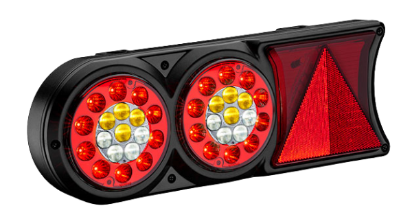 Lanterna Traseira Two LED C/Refletor LE 24V