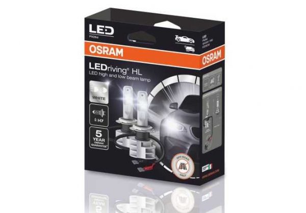 Lampada LED H7 Osram 6000K 12V 24V Premium