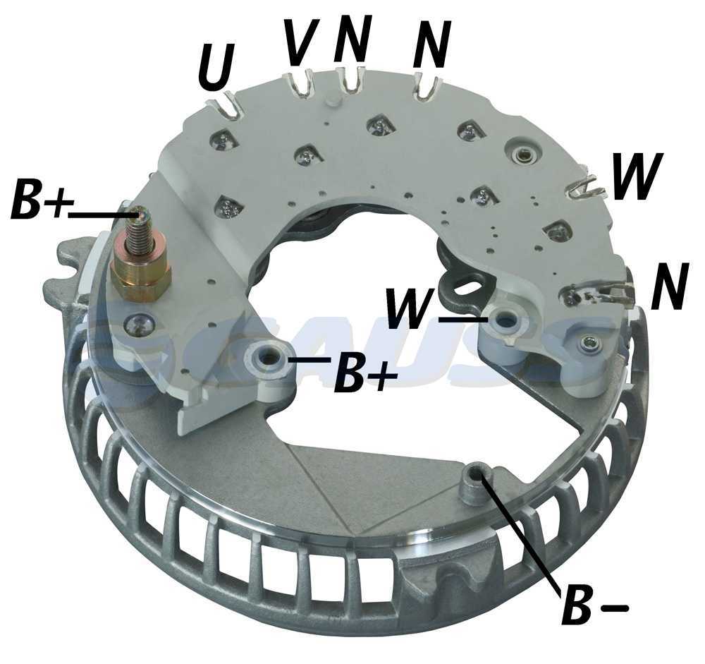 PLACA DIODO ALTERNADOR P/ Ford Transit 70A 864F10300FD