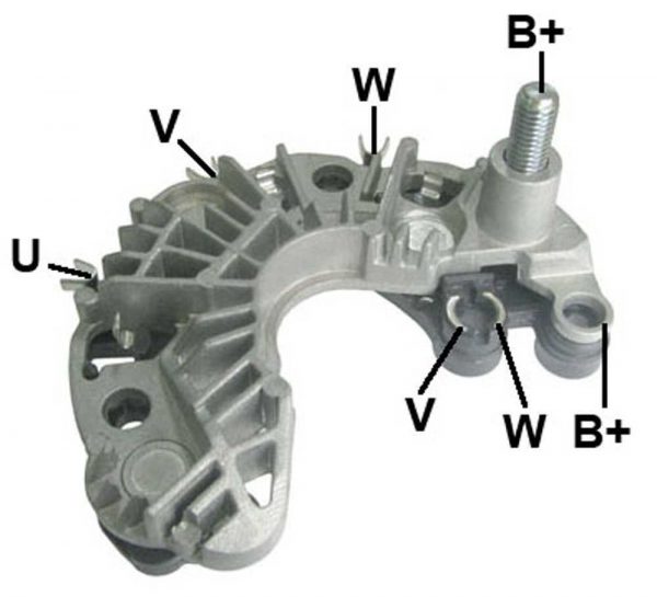 PLACA DIODO ALTERNADOR P/ Tucson Cerato Sportage 105A 236224