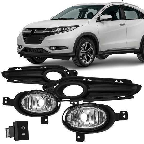 Kit Farol Aux. Honda Hrv 15//17 C/Interruptor Original