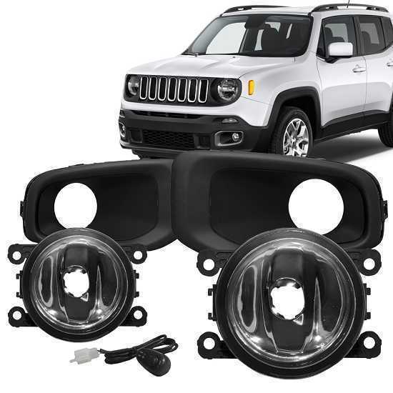 Kit Farol Aux. Jeep Renegade 2016 C/Inte