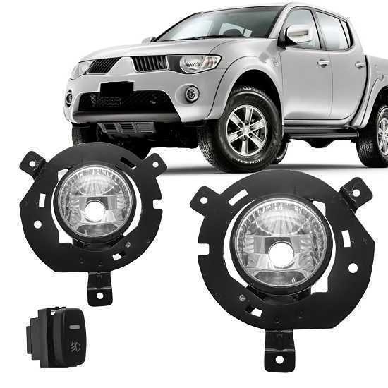 Kit Farol Aux. Mitsubishi Triton 08/10 Cinza Hb4 888862597