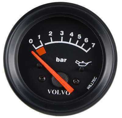 Relogio Pressao Oleo Volvo 24V 60mm 0-7 Bar 8123664