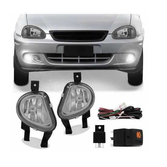 Kit Farol Aux. Corsa Classic 00/10 S/Moldura Interruptor