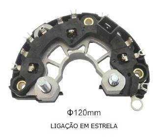 Placa Diodo Alternador F250/4000/350 98/… F00M123252