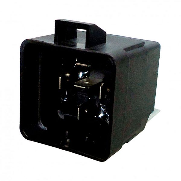 RELE AUXILIAR 12V 5 Terminais C/Suporte 40/30A Base Selada