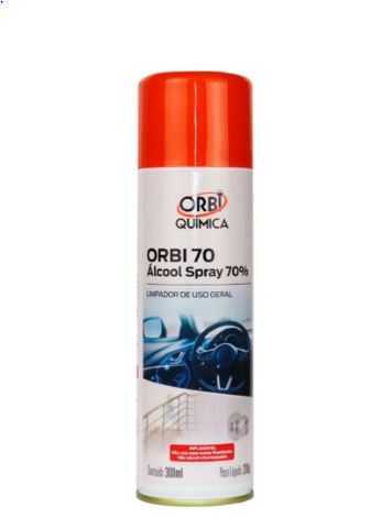 Alcool 70 Aerosol 300Ml/209G (Orbi70) ORB70