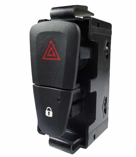 INTERRUPTOR EMERGENCIA P/ RENAULT SANDERO LOGAN C/ TRAVA