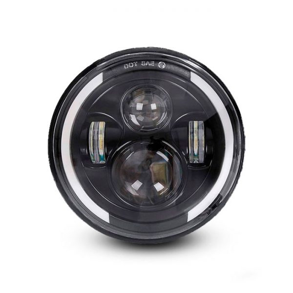 Farol LED Modelo Jeep 40 Watts 175 mm Olho De Anjo