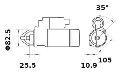 Motor Partida Iskra Deutz Jcb Volvo Ston 0001223016