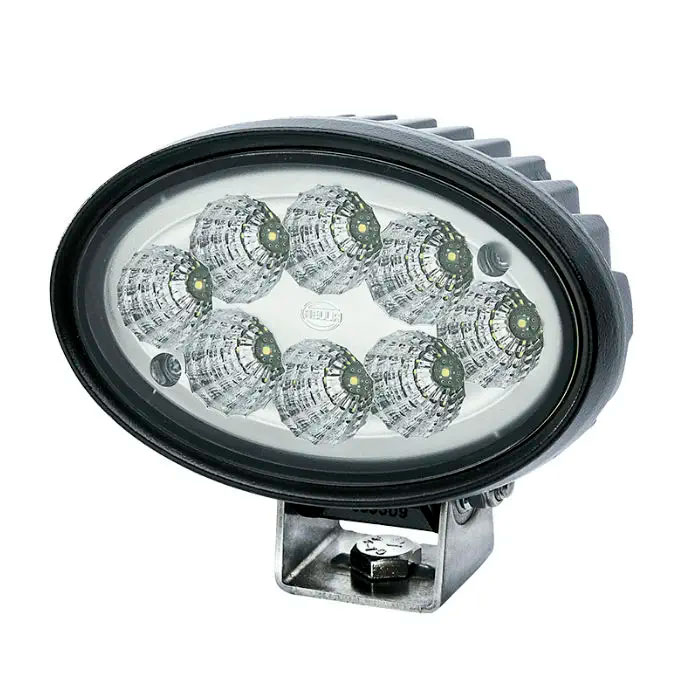 Farol Aux. 8 LED Oval (O100)6500K Bivolt 9-32V Hella