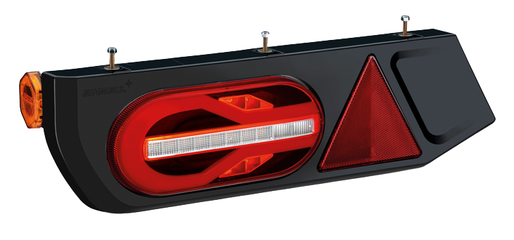 LANT. TZ RANDON R RED LED 24V PISCA SEQUENCIAL COMPLETA C/CAIXA LE