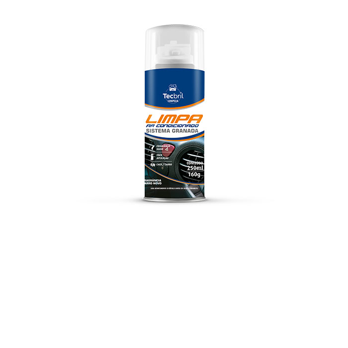 Limpa Ar Condicionado Granada Carro Novo 250Ml/160G