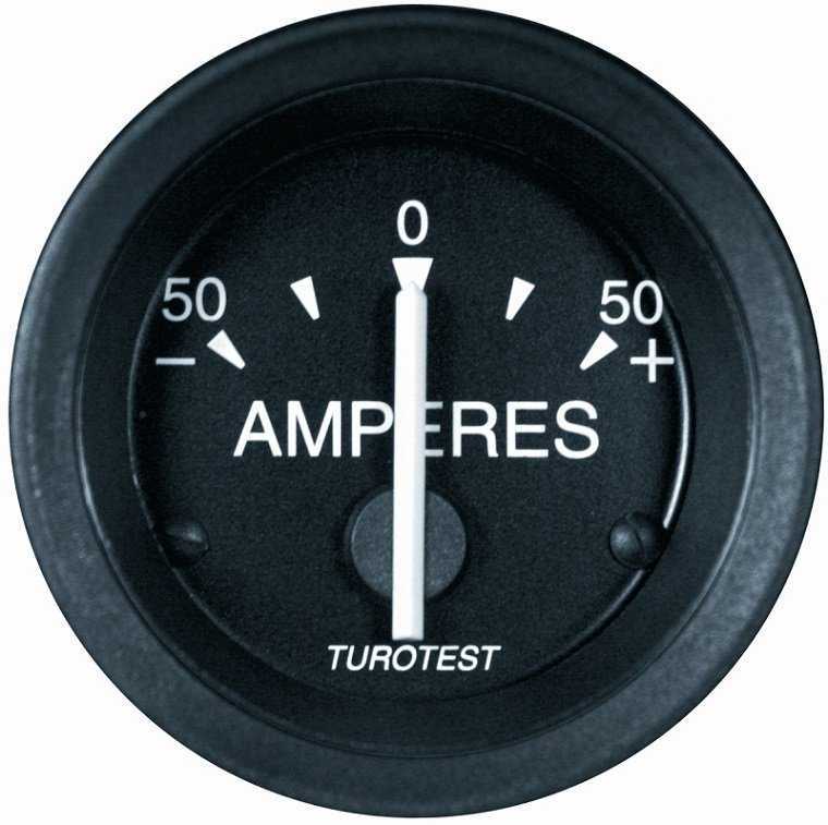 Amperimetro 60mm 50A 907100200060