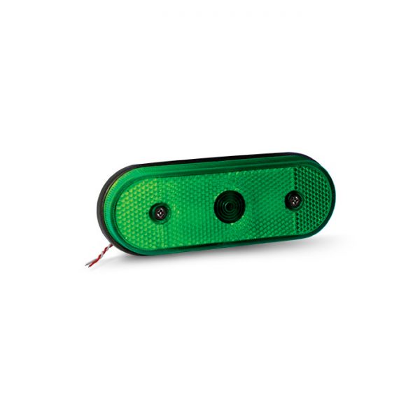 Lanterna Lateral Facchini Verde S/Suporte C/Conector