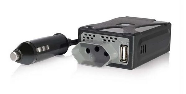 Inversor Potencia 12V P/220V 150W Usb Multilaser