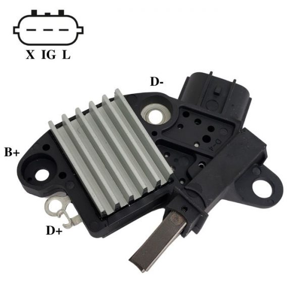 Regulador Voltagem Honda Civic Crv 12V 130A 1042101530