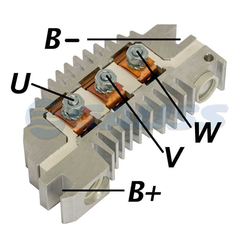 PLACA DIODO ALTERNADOR P/ Chevette Opala 73/81 Pickup 120A