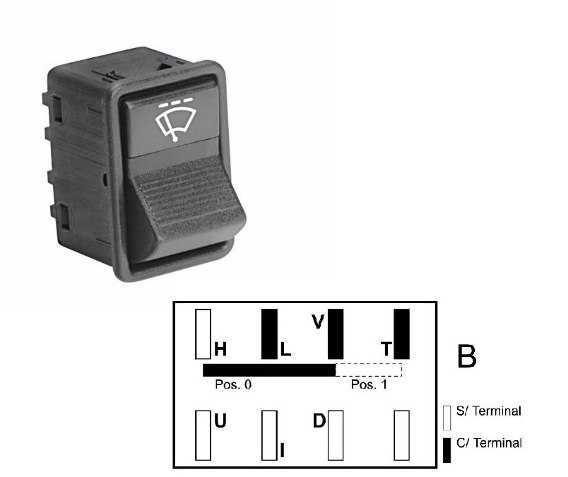 Interruptor Tecla MBB Temp. Limp. Parabrisa 3505458614