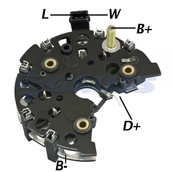 PLACA DIODO ALTERNADOR P/ Audi Golf A3 120A Bosch 1127319572