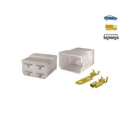 Kit Conector 4 Vias