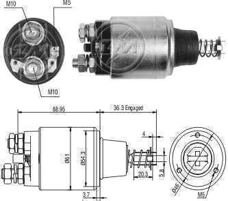 AUTOMATICO P/ Fiat Allis JF 24V E MBB Oleo 9330081042