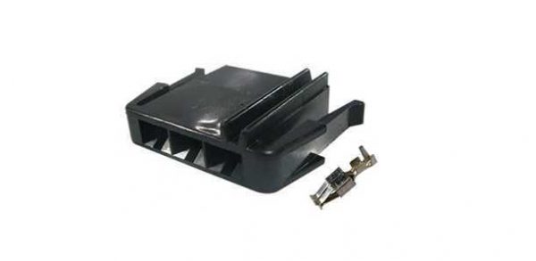 Conector 3 Vias Lanterna Traseira. Gol